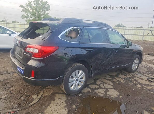 4S4BSBHC2G3343474 2016 SUBARU OUTBACK Черный Задняя правая четверть