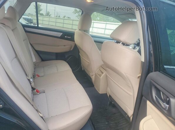 4S4BSBHC2G3343474 2016 SUBARU OUTBACK Черный Вид задней части салона