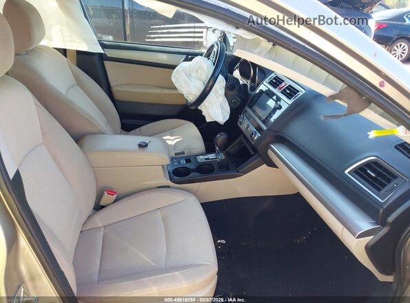 4S4BSBHC4G3319497 2016 SUBARU OUTBACK Бежевый Вид салона спереди