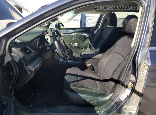 4S4BSBHC8G3206183 2016 SUBARU OUTBACK Gray Вид салону спереду