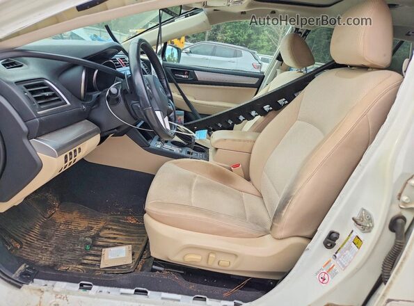 4S4BSBHC9G3308494 2016 SUBARU OUTBACK White წინა სალონის ხედი
