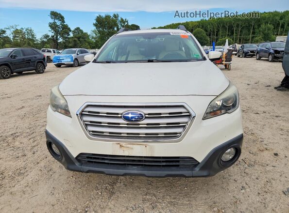 4S4BSBHC9G3308494 2016 SUBARU OUTBACK White წინა ხედი