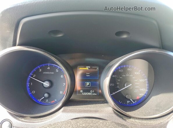 4S4BSBLC1G3327189 2016 SUBARU OUTBACK White Вид щитка приладів