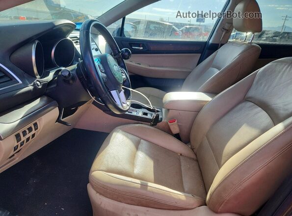4S4BSBLC6G3224141 2016 SUBARU OUTBACK Зеленый Вид салона спереди