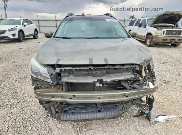 4S4BSBLC6G3224141 2016 SUBARU OUTBACK Зеленый Вид спереди
