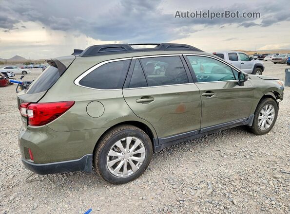 4S4BSBLC6G3224141 2016 SUBARU OUTBACK Зеленый Задняя правая четверть