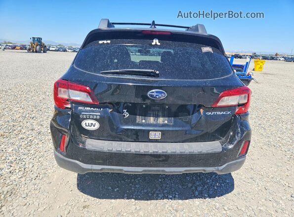 4S4BSBLC9G3267856 2016 SUBARU OUTBACK Black უკანა ხედი