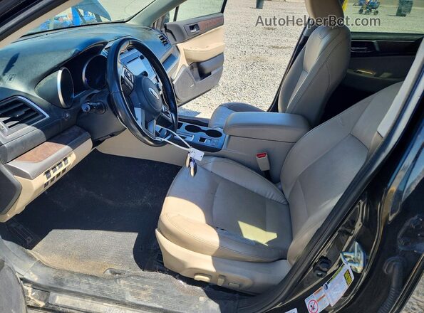 4S4BSBLC9G3267856 2016 SUBARU OUTBACK Black წინა სალონის ხედი