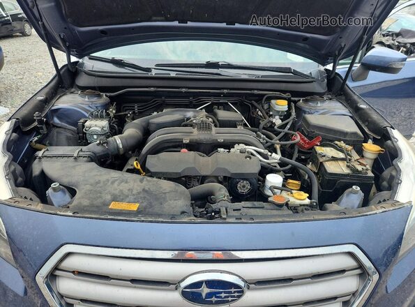 4S4BSBLC9G3289663 2016 SUBARU OUTBACK Blue Engine compartment view