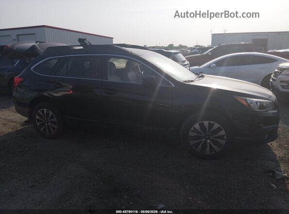 4S4BSBNC2G3324136 2016 SUBARU OUTBACK Black Вид задньої частини салону