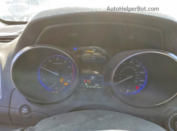 4S4BSBNC5G3323384 2016 SUBARU OUTBACK Синий Вид щитка приборов