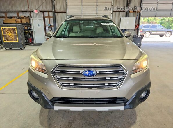 4S4BSBNCXG3311957 2016 SUBARU OUTBACK Gold Widok z przodu