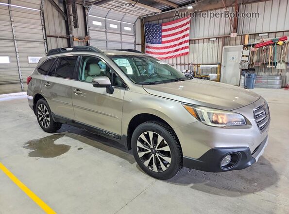 4S4BSBNCXG3311957 2016 SUBARU OUTBACK Gold Przód prawy