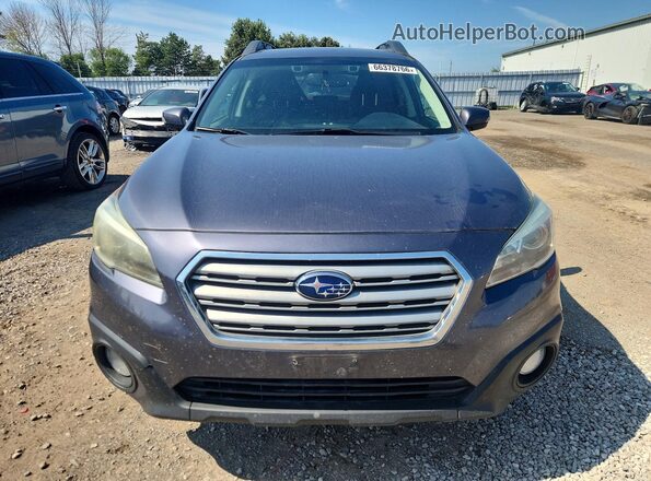 4S4BSCGC7G3348483 2016 SUBARU OUTBACK Gray Widok z tyłu