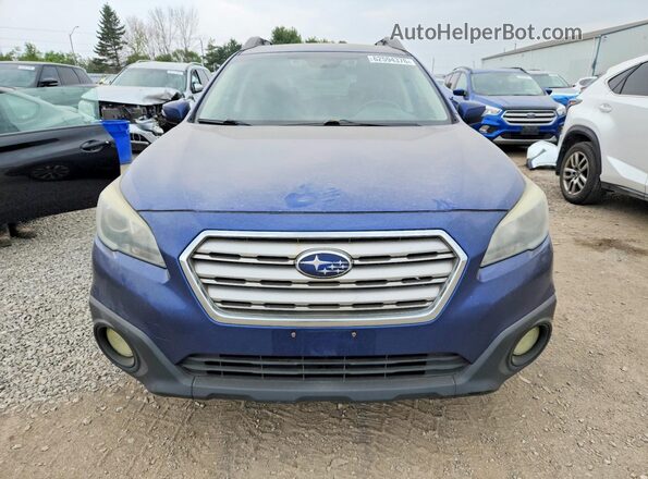 4S4BSCNC5G3270255 2016 SUBARU OUTBACK Blue Դիմացի տեսք