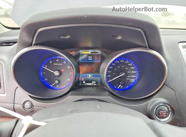 4S4BSCNC5G3270255 2016 SUBARU OUTBACK Blue Սարքավորումների վահանակի տեսք