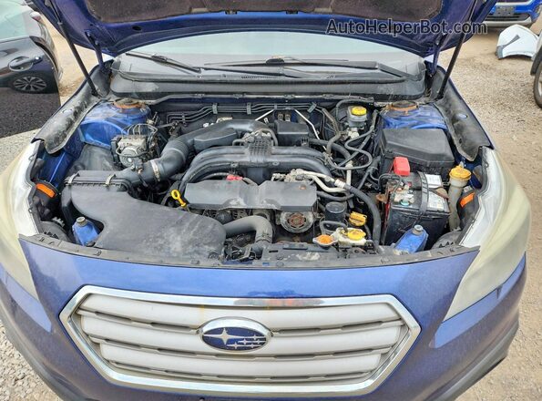 4S4BSCNC5G3270255 2016 SUBARU OUTBACK Blue Շարժիչի բաժամունքի տեսք