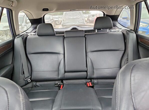 4S4BSCNC5G3270255 2016 SUBARU OUTBACK Blue Հետևի նստատեղերի տեսք