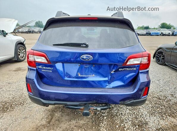 4S4BSCNC5G3270255 2016 SUBARU OUTBACK Blue Հետևի տեսք