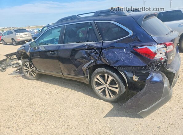 4S4BSDLC8J3287793 2018 SUBARU OUTBACK Blue Trasero izquierdo