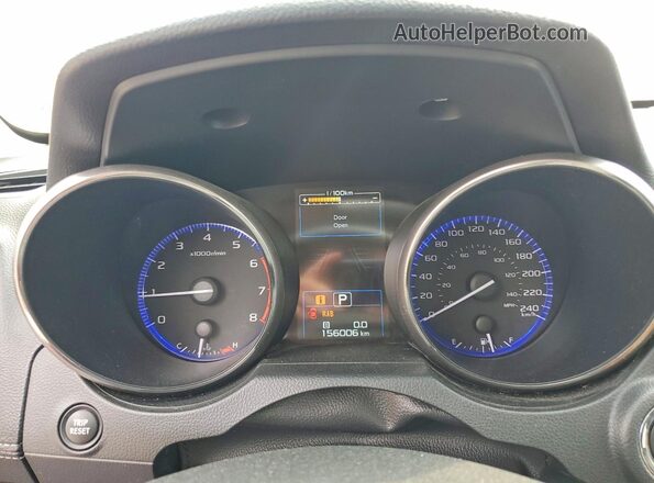 4S4BSDNC2K3203160 2019 SUBARU OUTBACK Black Instrument cluster view
