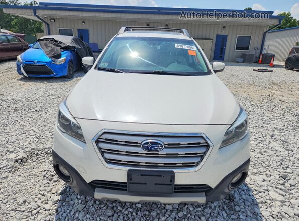 4S4BSENC0G3269168 2016 SUBARU OUTBACK White Դիմացի տեսք