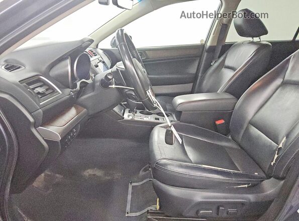 4S4BSENC0H3346560 2017 SUBARU OUTBACK Charcoal Вид салону спереду