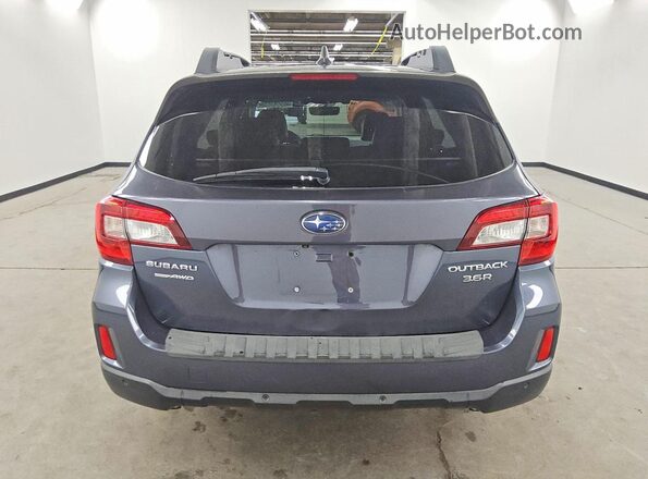 4S4BSENC0H3346560 2017 SUBARU OUTBACK Charcoal Вид ззаду
