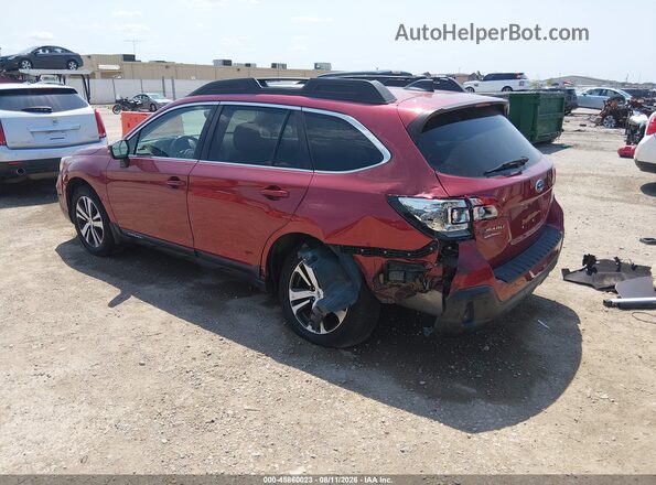 4S4BSENC0J3332213 2018 SUBARU OUTBACK Maroon Rear left