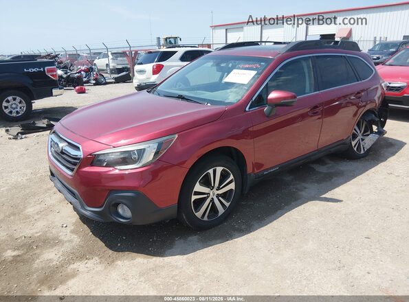 4S4BSENC0J3332213 2018 SUBARU OUTBACK Maroon Front left