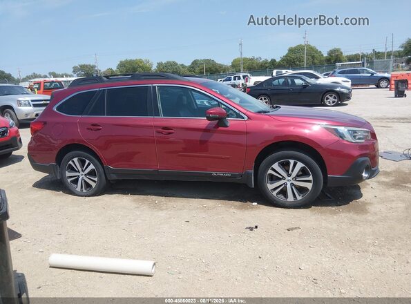 4S4BSENC0J3332213 2018 SUBARU OUTBACK Maroon Rear interior view