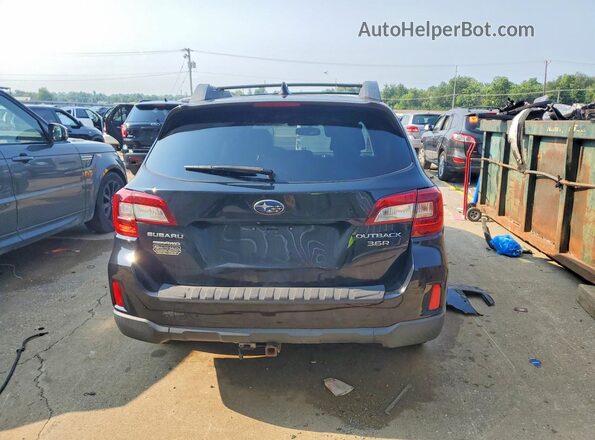 4S4BSENC1G3221467 2016 SUBARU OUTBACK Black Вид ззаду
