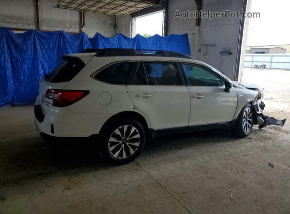 4S4BSENC2G3292015 2016 SUBARU OUTBACK Белый Задняя правая четверть