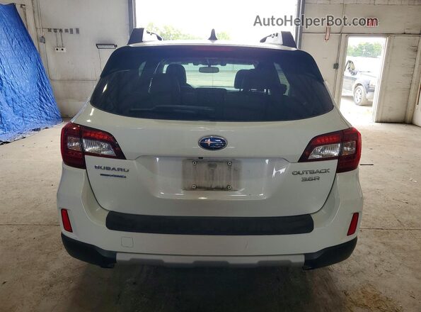 4S4BSENC2G3292015 2016 SUBARU OUTBACK Белый Вид сзади