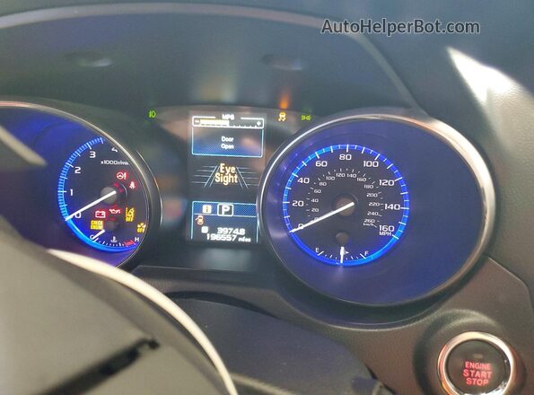 4S4BSENC2G3292015 2016 SUBARU OUTBACK Белый Вид щитка приборов
