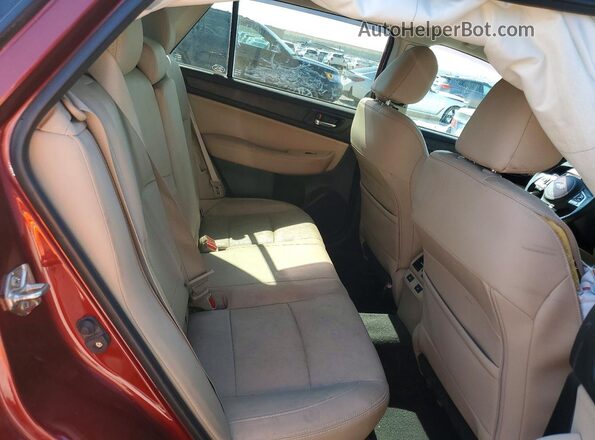 4S4BSENC2G3355503 2016 SUBARU OUTBACK Красный Вид задних сидений