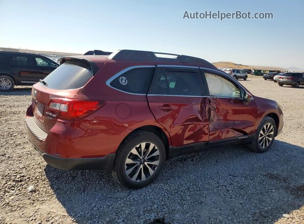 4S4BSENC2G3355503 2016 SUBARU OUTBACK Красный Задняя правая четверть