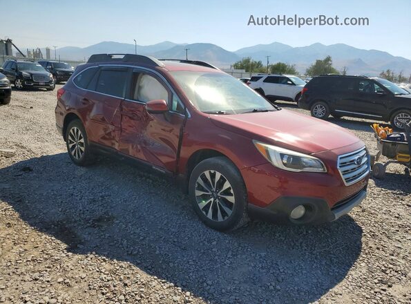 4S4BSENC2G3355503 2016 SUBARU OUTBACK Красный Передняя правая четверть