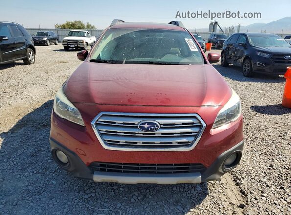 4S4BSENC2G3355503 2016 SUBARU OUTBACK Красный Вид спереди