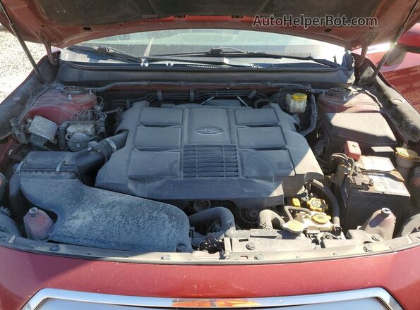 4S4BSENC2G3355503 2016 SUBARU OUTBACK Красный Вид задней части салона