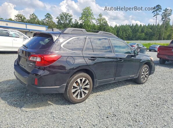 4S4BSENC2H3386901 2017 SUBARU OUTBACK Черный Задняя правая четверть