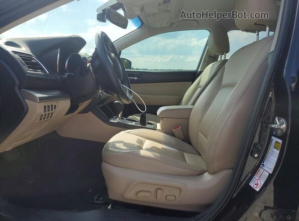 4S4BSENC2H3386901 2017 SUBARU OUTBACK Черный Вид салона спереди