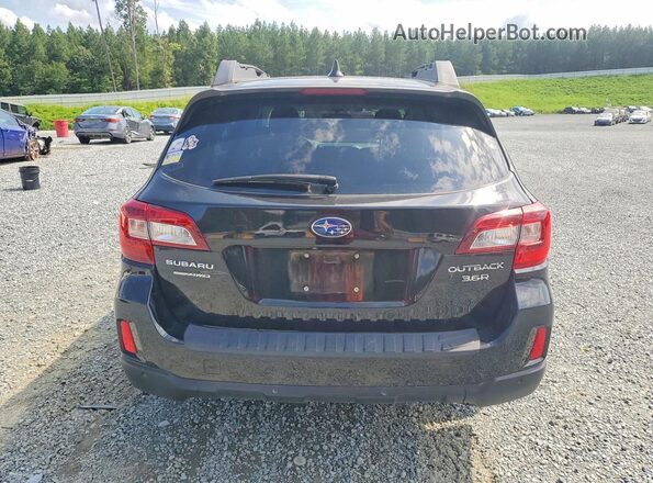 4S4BSENC2H3386901 2017 SUBARU OUTBACK Черный Вид сзади