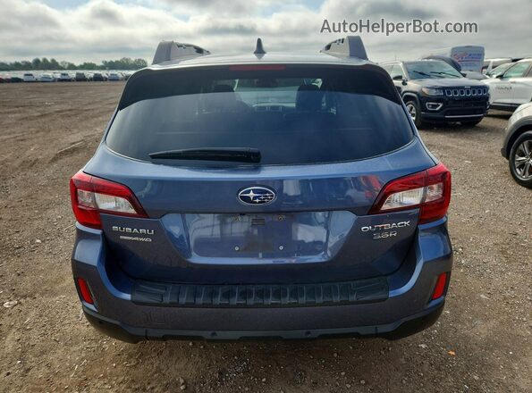 4S4BSENC2H3430170 2017 SUBARU OUTBACK Blue უკანა ხედი