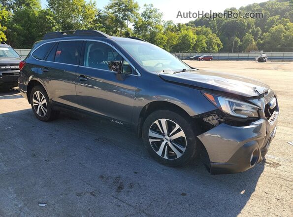 4S4BSENC2K3220885 2019 SUBARU OUTBACK Gray Przód prawy