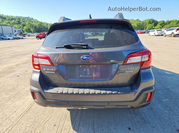 4S4BSENC2K3220885 2019 SUBARU OUTBACK Gray Widok z tyłu