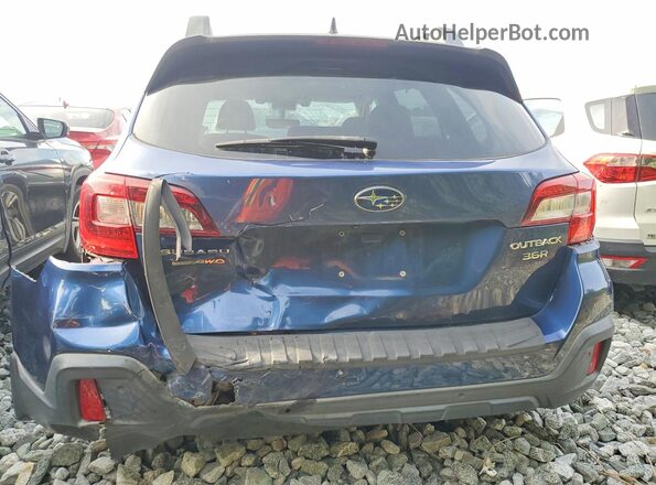 4S4BSENC2K3244880 2019 SUBARU OUTBACK Blue Հետևի տեսք