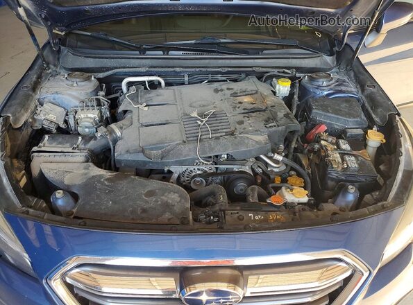 4S4BSENC2K3300395 2019 SUBARU OUTBACK Blue Vista del compartimento del motor