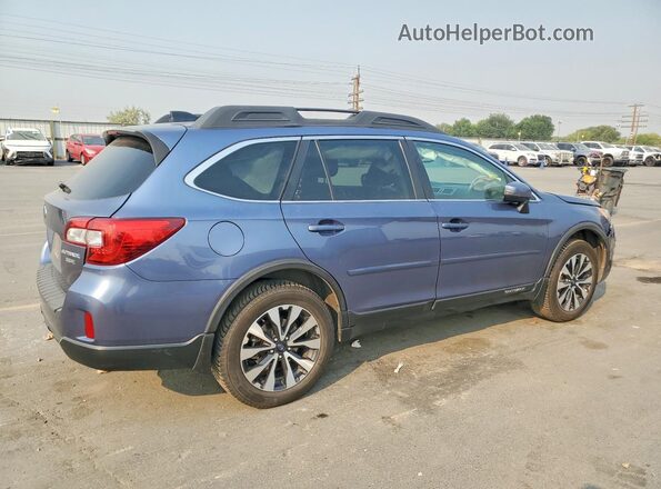 4S4BSENC3G3284716 2016 SUBARU OUTBACK Синий Задняя правая четверть