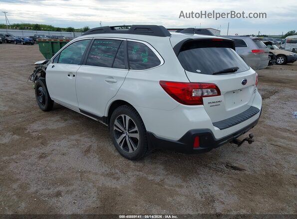 4S4BSENC3K3370441 2019 SUBARU OUTBACK Белый Задняя левая четверть